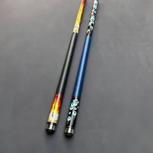 Taco de billar de madera de arce canadiense al por mayor, punta de 12.5mm, unión de acero inoxidable, 58 pulgadas, 1/2 dividido, ligero, duradero, logotipo personalizado - Product Image 2