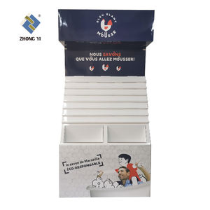 Display berdiri lantai kardus Pos portabel promosi produk eceran Display kardus Pop untuk mainan - Product Image 6