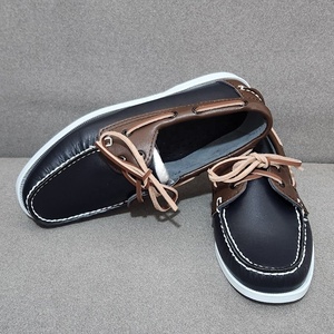 Mocassins d'hiver souples en cuir de vache marron marine Evergreen pour hommes, respirants, anti-odeur, antidérapants, style pieds nus, pour la navigation - Product Image 5