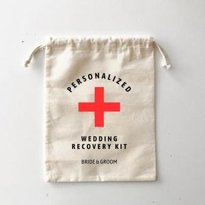 ชุดของขวัญสำหรับงานแต่งงาน ถุงผ้ามัสลินแบบใช้ซ้ำได้ ถุงผ้ารูดเชือกธรรมชาติ - Product Image 1