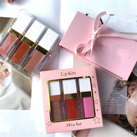 Kit de rouge à lèvres mat imperméable, vente en gros, megalook, gloss, ensemble, cadeau, maquillage, vente en gros