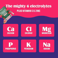 Poudre d'électrolytes OEM avec magnésium, potassium, zinc et vitamines – Compléments sportifs pour l'hydratation et l'équilibre électrolytique