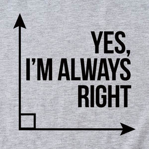 Europeo americano EBay Casual comoda manica corta stampa transfrontaliera sì, <span class=keywords><strong>sono</strong></span> sempre a destra Anti-Pilling maglia Stock t-shirt - Product Image 2