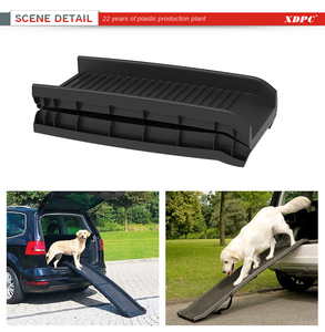 Hunderampe Treppe Großhandel Kunststoff Haustiertreppe Faltbare Hunderampe für das Auto - Product Image 6