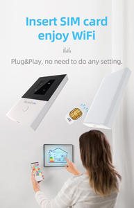 Karbor 4G LTE Mini Mifis Router 150Mbps Wifi <span class=keywords><strong>D</strong></span>-<span class=keywords><strong>Link</strong></span> 4G Router móvil Módem 2100mAh Batería Ranura para tarjeta SIM para VoIP al aire libre - Product Image 6