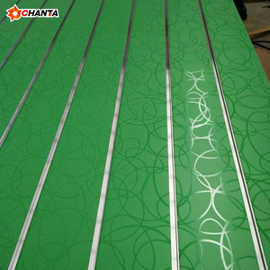 Panel de Pared Ranurado Moderno E1 MDF de 15-18 mm con Revestimiento de Melamina, Ranurado, Resistente a la Humedad, Calidad de Primera Clase, para Exhibición con Certificación ISO9001 - Product Image 1