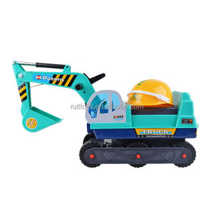 नाटक खेलने निर्माण ट्रक खिलौना खुदाई खुदाई करने वाला गाड़ी बच्चों के लिए कार पर सवारी - Product Image 6