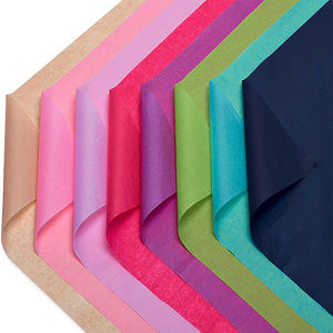 À une perte coloré 50x70CM 20gsm papier de soie pour emballage <span class=keywords><strong>cadeau</strong></span>, mariage fête d'anniversaire faveur décor <span class=keywords><strong>bricolage</strong></span> franges - Product Image 6