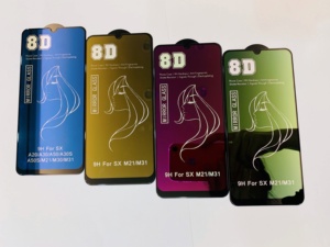 8D gương kính màu HD trong suốt bảo vệ màn hình Tempered Glass phim Đối với <span class=keywords><strong>iPhone</strong></span> cho TECNO Infinix - Product Image 3