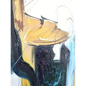 Peintures à l'huile abstraites texturées sur toile, style moderne, entièrement faites à la main, décoration murale pour la maison, sans cadre - Product Image 2