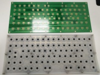 Clavier mécanique de kiosque d'acier inoxydable en métal industriel imperméable monté de 87 touches