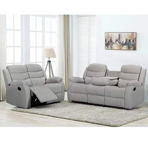 CY Offre Spéciale Nouveau Design Moderne <span class=keywords><strong>Villa</strong></span> Personnalisée Causeuse Rembourrée 1 2 3 Places Cuir Anji Fauteuil Inclinable Ensemble Canapé - Product Image 2