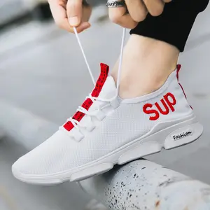 Hot Selling Men Sneakers Cheap New Model Lace-up Sport Best Mesh Casual Shoes Man