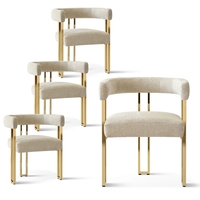 Fauteuil de salon moderne pour la maison et l'hôtel, chaise de salle à manger, fauteuil d'appoint avec accoudoirs