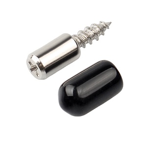 Supports de fixation pour étagères de meubles GQK, plaqués nickel, connecteurs et quincaillerie - Product Image 4