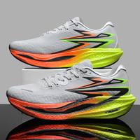Chaussures de course rétro unisexes personnalisées avec logo d'usine, plaque en carbone, amortissantes, légères, pour le sport en plein air, pour couples