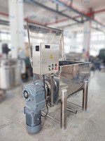 Mélangeur de poudre sèche en acier inoxydable / Mélangeur à ruban horizontal pour poudre de protéines