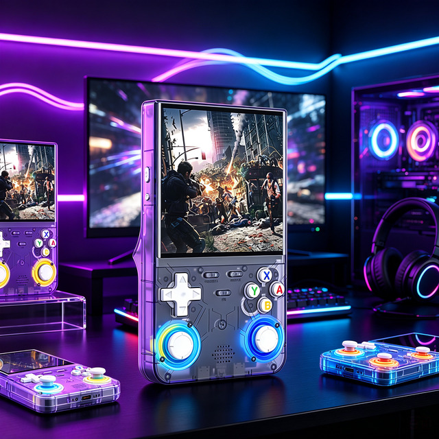 Latest Ultra Handheld Gaming Console Retro Classic Game System with 4.0-inch Color IPS Screen and 3000mAh Battery