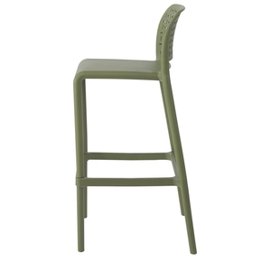 Taburetes de <span class=keywords><strong>Bar</strong></span> apilables de plástico con diseño de cafetería y restaurante de hotel, silla alta de <span class=keywords><strong>bar</strong></span> - Product Image 3
