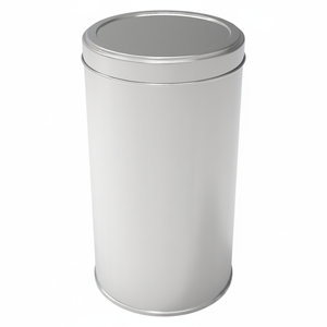 Kontensan Round Tin Can Helva Container Turkey L899 Model 99xH66mm Slip Lid 0.5 Lt - Product Image 2