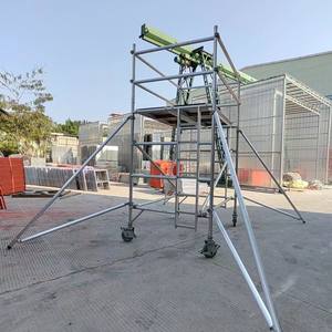 Torre de <span class=keywords><strong>Andamio</strong></span> de Aleación de Aluminio Moderna en Oferta, para Trabajos en Interiores y Exteriores, Ligera y Segura, para Uso en Hoteles - Product Image 5