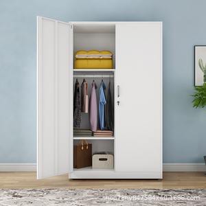 Armario Iyanen Enon YHG 3 de Acero con Puerta Abatible con Cerradura, Armario de Almacenamiento Independiente con Panel Plano para Dormitorio y Uso Doméstico - Product Image 3