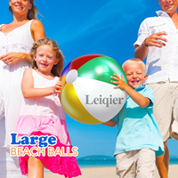 Ballons de plage gonflables de toutes tailles avec logo personnalisé ballons de festival de jeux de piscine classiques arc-en-ciel pour enfants et tout-petits en PVC quantité minimale de commande 100 pièces