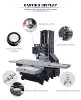 Hoogprecisie zware CNC verticale bewerkingscentrum VMC 1160 5-assige BT40 1200x600 tafel Nieuwe GSK besturing Motor Kerui Meike High
