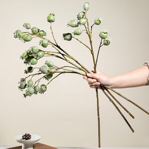 Bouquet de baies artificielles Meng Jie 30cm-100cm en PVC, fruits décoratifs pour la décoration de la maison, arrangement floral - Product Image 2
