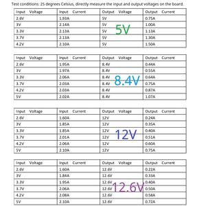 Convertitore DC-DC ND2A12MA da 4.2V 8.4V 12.6V (1 cella) a 2-3 celle, Doppia Tensione Batteria, Booster da 3.3V 3.7V 4.2V a 5V 8.4V 12V 12.6V - Product Image 6