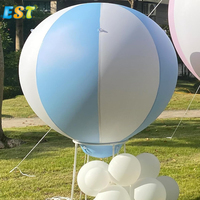 Grande montgolfière Énorme montgolfière gonflable de 5 pieds pour garçons Ballons de décoration d'anniversaire
