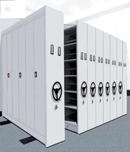 Steel large archives mobile shelving metal movable compactor mobile filing cabinet