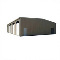 Bâtiment d'entrepôt préfabriqué en acier, centre de distribution en gros, stockage de marchandises en vrac, bâtiment à structure métallique à grande portée