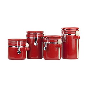 Ulable Lot De 2 Bocaux De Rangement Hermétiques En Verre Pour Thé, Café, Sucre - Boîtes De
