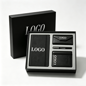 Set de Regalo Promocional Personalizado 4 en 1 para Oficina, con Libreta A5, Bolígrafo, Estuche para Gafas y Porta Pasaportes, para Kit de Bienvenida de Empleados - Product Image 2
