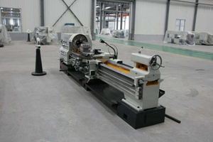 เครื่องกลึงท่อออยล์ Qk1332 เครื่องมือกลึงแนวนอนสำหรับงานหนัก รุ่น Bubut QK1332/1500mm เครื่องกลึงไม้ซีเอ็นซี - Product Image 3