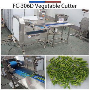 FC-306D Industrial <b>Vegetable</b> Cutting Machine Green Beans Pepper Celery Green Onion <b>Cutter</b> Chopper with Manual Sorter Table 3T/H - Product Image 2