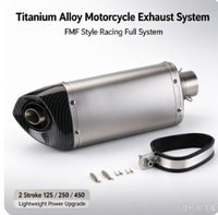Système d'échappement complet de course modifié de qualité européenne pour moto V8, compatible JOG V8, DIO, BWS, ZX, DIO90, RR, DIO 26AA, ZX 26AA