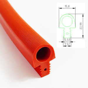 Mushroom Type Heat Resistant Waterproof Door <strong>Seal</strong> <strong>Brush</strong> Weather <strong>Strip</strong> Silicone <strong>Seal</strong> Bar Wear-resistant Anti-aging Sealing <strong>Strip</strong> - Product Image 3