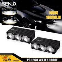 Projecteur LED Super Lumineux Senlo P3 Plus 190W 24V 6000K DRL pour Grille Avant de Voiture, Idéal pour la Conduite Nocturne