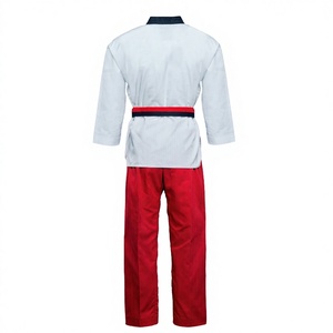 Uniforme de Artes Marciales para Niños |   Kimono Ligero y Transpirable de Manga Corta con Logotipo Frontal, Unisex, para Principiantes de Taekwondo, Karate y Jiu Jitsu - Product Image 3