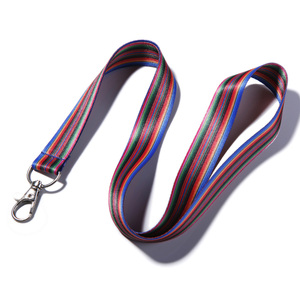 Biểu Tượng Tùy Chỉnh Nhuộm Thăng Hoa Polyester Keychain Dây Buộc Bán Buôn Cổ Dây Buộc Dây Đeo - Product Image 2