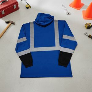 Camisa de Seguridad Reflectante con Logotipo Personalizado para Manipuladores de Carga en Almacenes, de Manga Larga, Transpirable, de Poliéster - Product Image 2