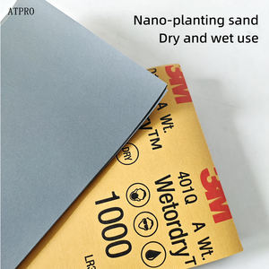 Juego de Papel de <span class=keywords><strong>Lija</strong></span> 3M <span class=keywords><strong>1000</strong></span>, Papel de <span class=keywords><strong>Lija</strong></span> Húmedo/Seco, Pulido de Automóviles, Belleza - Product Image 2