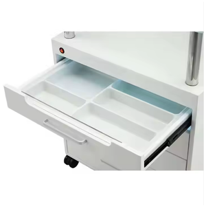 D Wholesale Salon Shop Equipment Carts Manicure Chair Beauty Salon Trolley Cart With Folding Lamp Salon Furniture Modern - Product Image 4