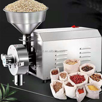 Moulin à céréales multifonctionnel, machine à moudre les épices en acier inoxydable, broyeur de poudre fine, durable