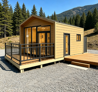 Maison préfabriquée triangulaire Boxspace, maison en bois triangulaire, maisons en forme de triangle, hôtel capsule préfabriqué en conteneur à vendre