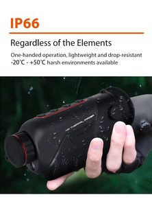Monocular Térmico Portátil 4X 256x192 - Visor de Caza IR de 50Hz con Lente de 10mm, Imágenes Térmicas con Poca Luz para Caza Nocturna y Camping - Product Image 4