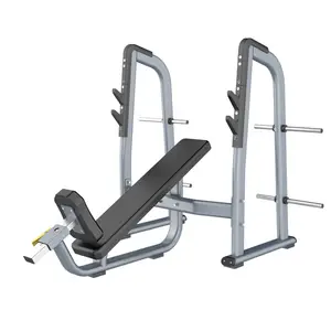Sıcak satış gücü eğitim serbest ağırlık spor ekipmanları spor salonu makineleri ayarlanabilir tezgah presi eğimli oturak spor salonu tezgahı