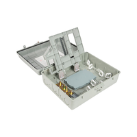 16/24 Core SC UPC FTTH Outdoor Waterproof Terminal 1*16 Splitter 3 in 3 Out Vertical Splice ABS Fiber Optic Distribution Box